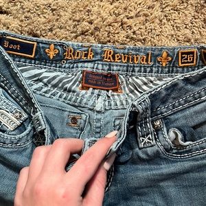 Old rock revival bootcut pants size 26 womens